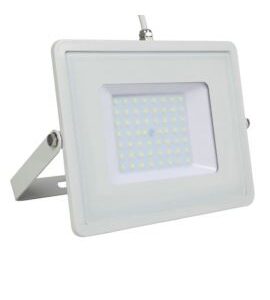 PROJEKTOR LED V-TAC 50W SAMSUNG CHIP BIALY VT-50 4000K 4000LM 5 LAT GWARANCJI SKU 410
