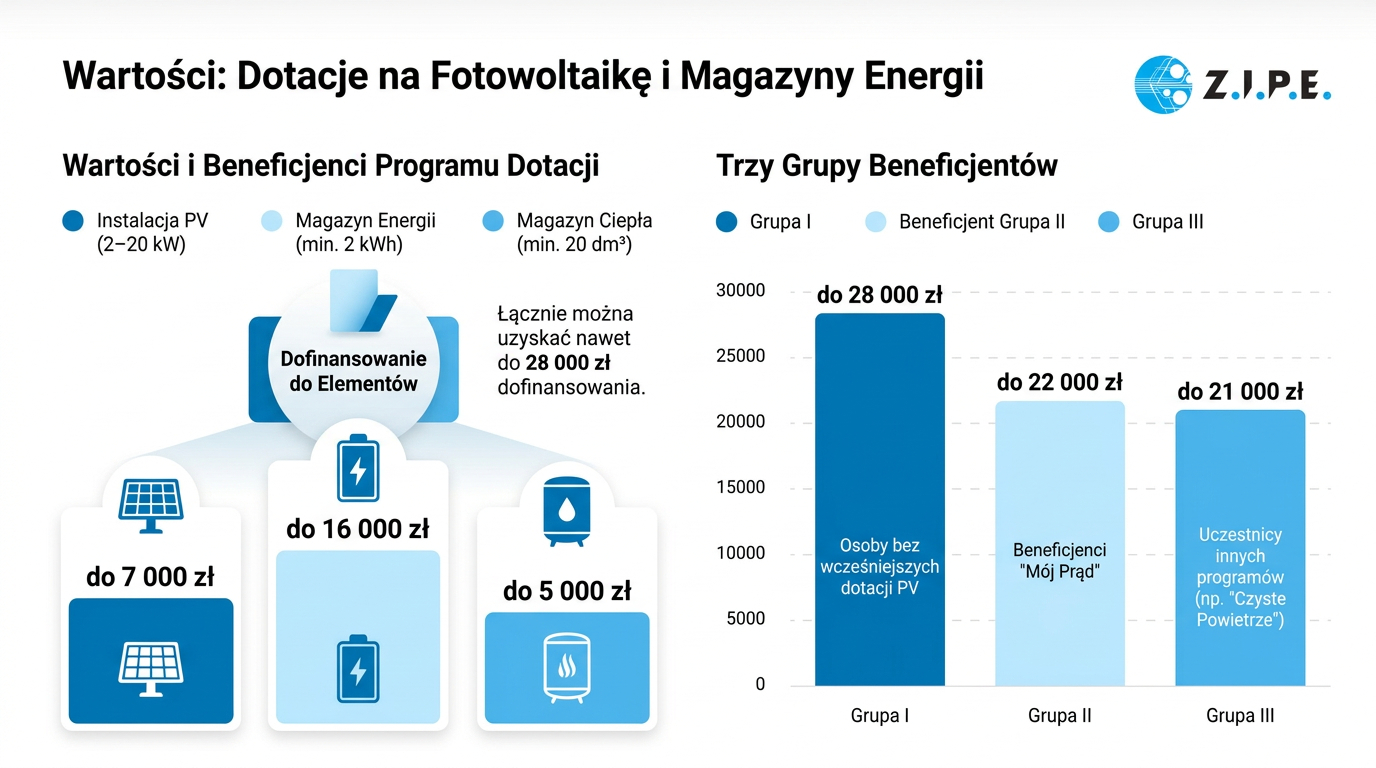 Ile wynosi dotacja na fotowoltaikę i magazyny energii
