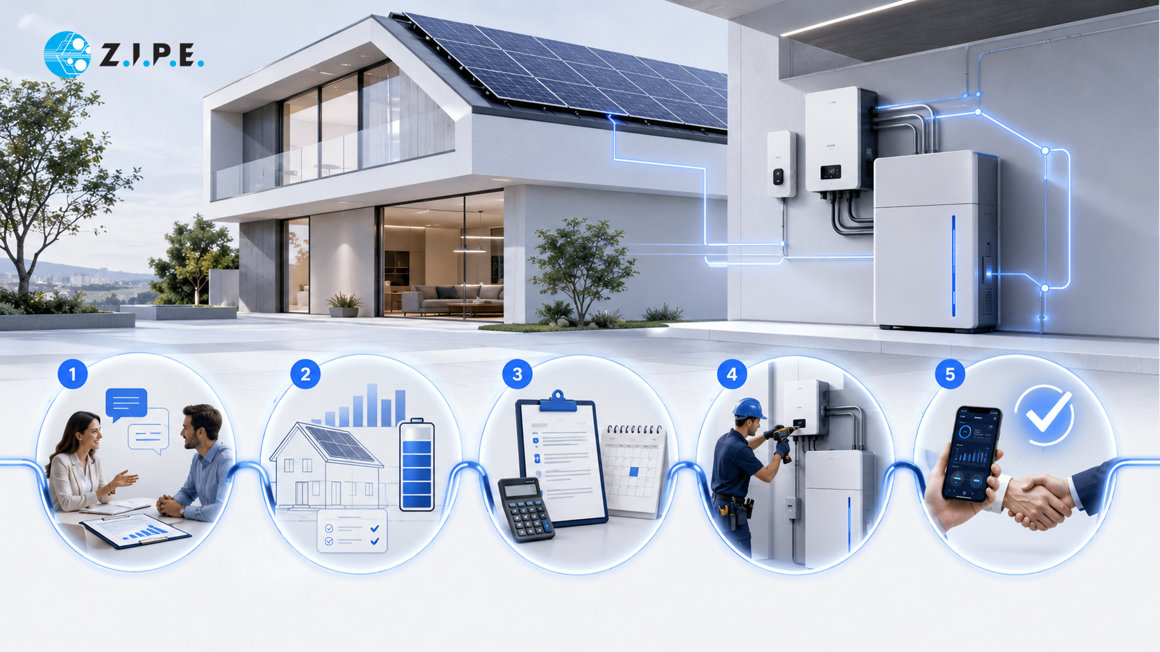 Proces realizacji magazynu energii-ZIPE