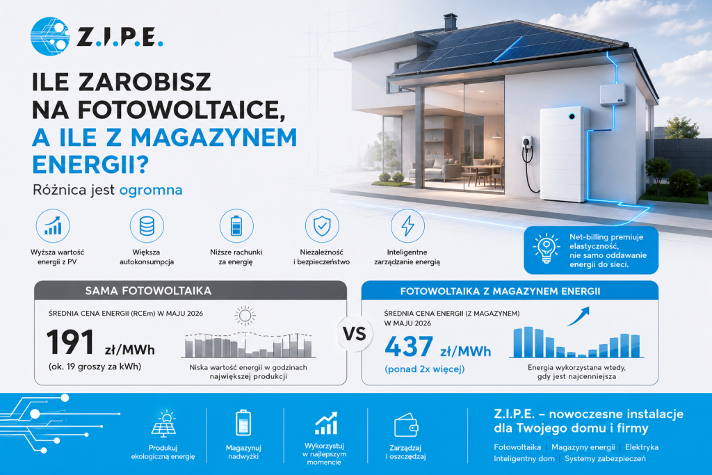 Fotowoltaika czy fotowoltaika z magazynem energii Sprawdziliśmy, gdzie prosument zarabia naprawdę więcej