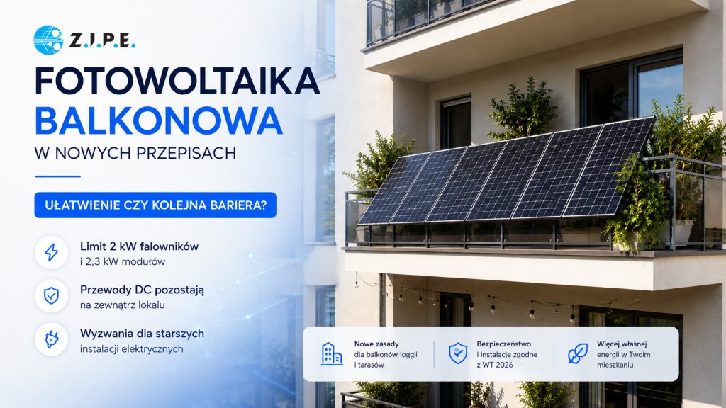 Fotowoltaika balkonowa w nowych przepisach. Ułatwienie czy kolejna bariera dla mieszkańców bloków?